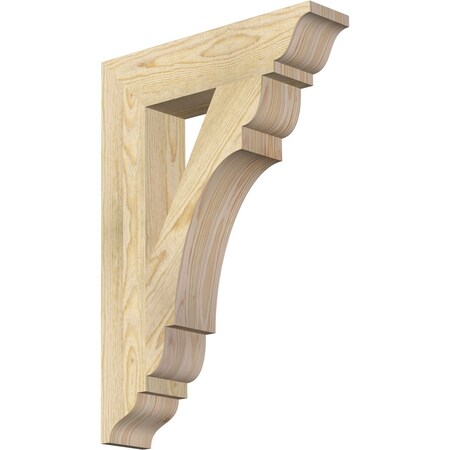 Ekena Millwork Olympic Traditional Rough Sawn Bracket, Douglas Fir, 4"W x 18"D x 26"H BKT04X18X26OLY01RDF